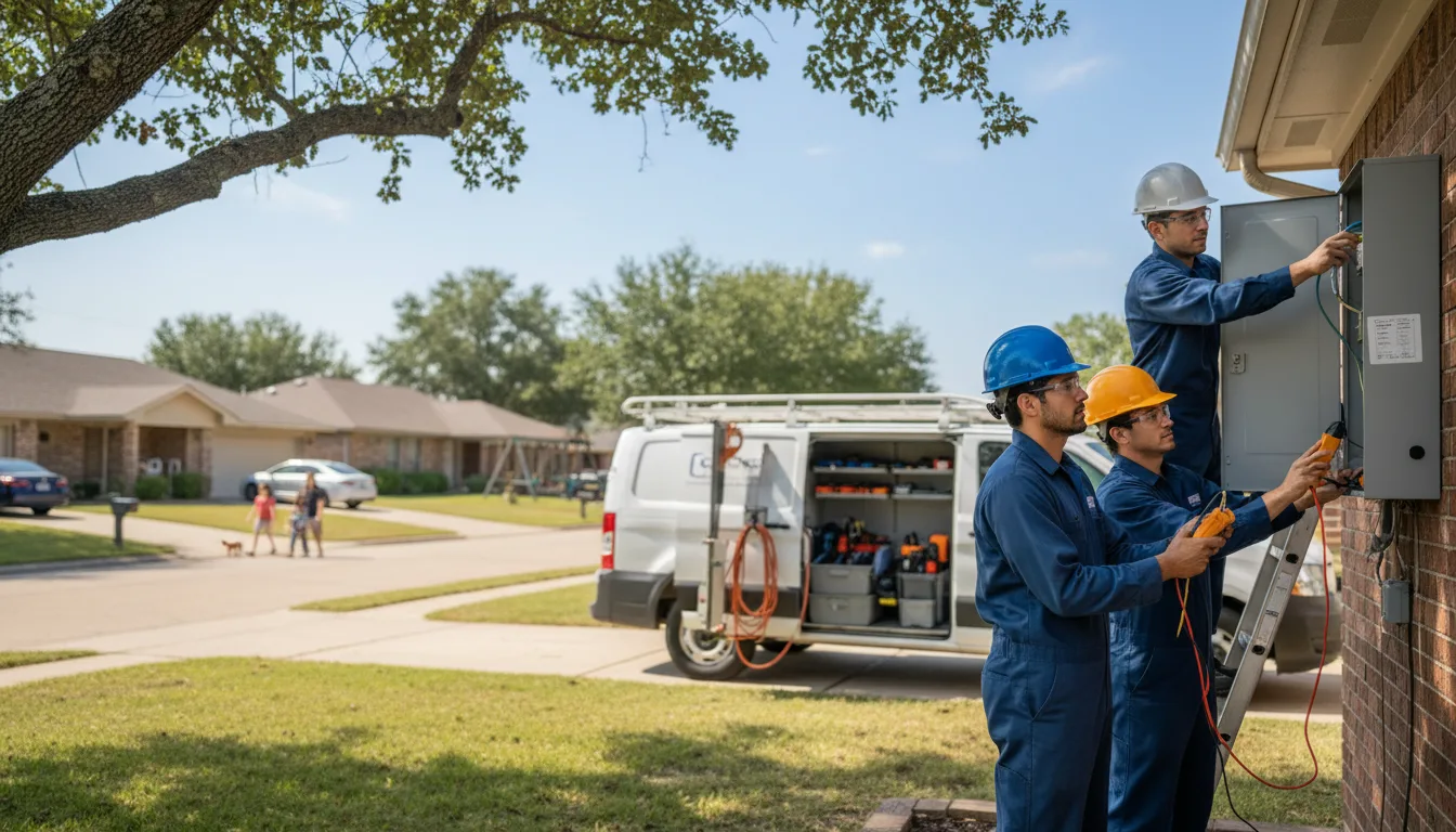 Certified electrician providing emergency electrical services in Chaumont, NY